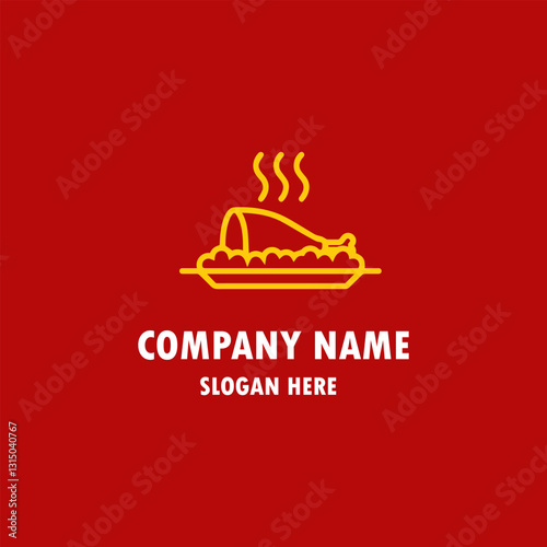 eat restaurant lunch loogo design symbol