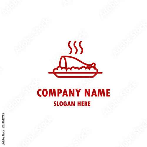 eat restaurant lunch loogo design symbol