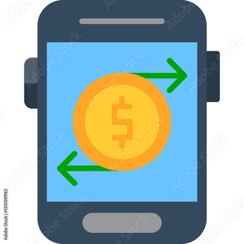 Mobile Fund transfer Icon