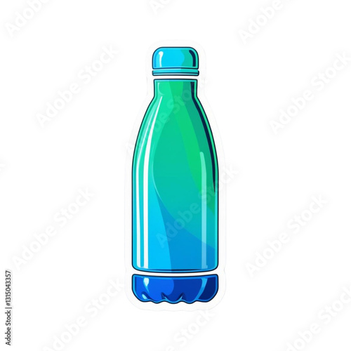 Transparent background water bottle icon