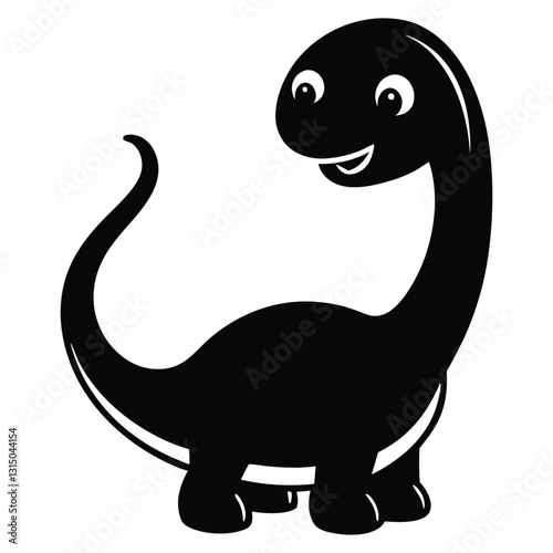 Dinosaurs Silhouette Vector Bundle, Prehistoric Dinosaur Silhouette Art Illustration on a White Background