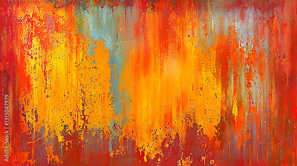 Fototapeta premium Abstract fiery orange and red textured background. Perfect for website, design, or print