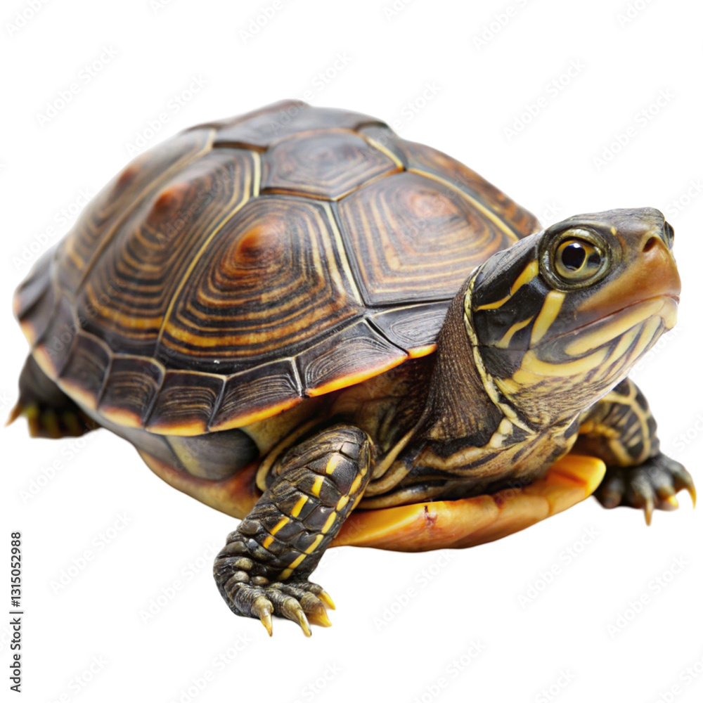 Obraz premium turtle isolated on white background