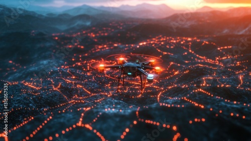 Advanced AI-Powered Drone Mapping Geographical Lands - Image 1