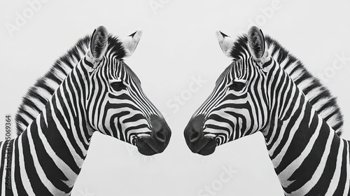 What would it be like if zebras had the ability to talk? Write a conversation. 