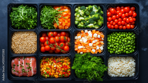 Farm Fresh Feast: A Vibrant Display of Organic Vegetables