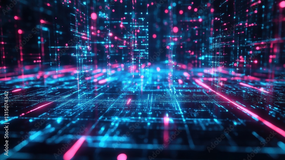Artificial Intelligence Predicting Complex Futuristic Concept Artificial Intelligence Predicting Complex Futuristic Concept