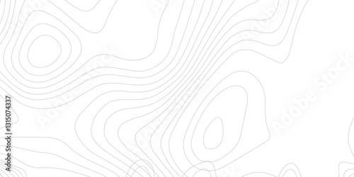Seamless Geographic Mapping with Elevation Contours and Artistic Abstract Line Patterns for Modern Map Design

