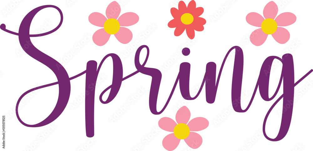 Spring typography design on plain white transparent isolated background for card, shirt, hoodie, sweatshirt, apparel, tag, mug, icon, poster or badge Spring typography design on plain white transparent isolated background for card, shirt, hoodie, sweatshirt, apparel, tag, mug, icon, poster or badge