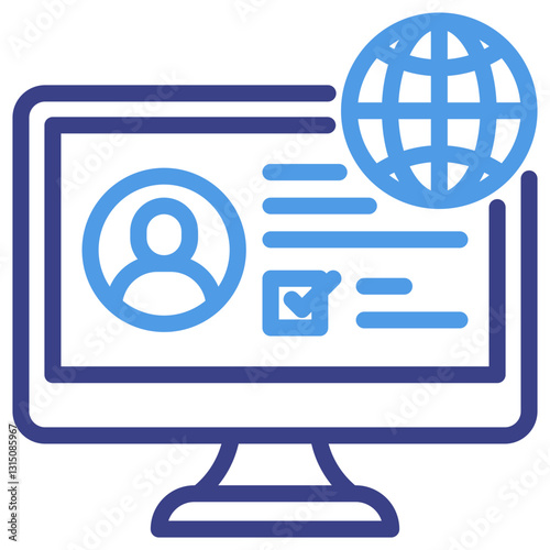 Online Presence Icon