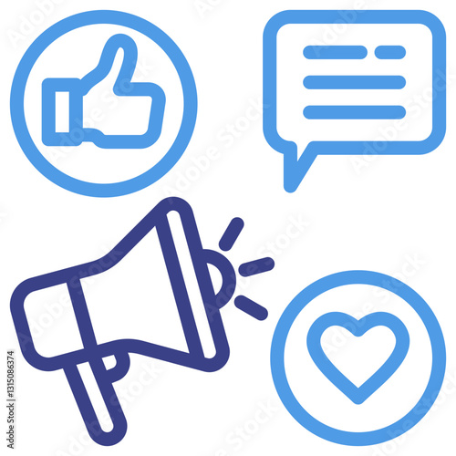 Social Media Marketing Icon