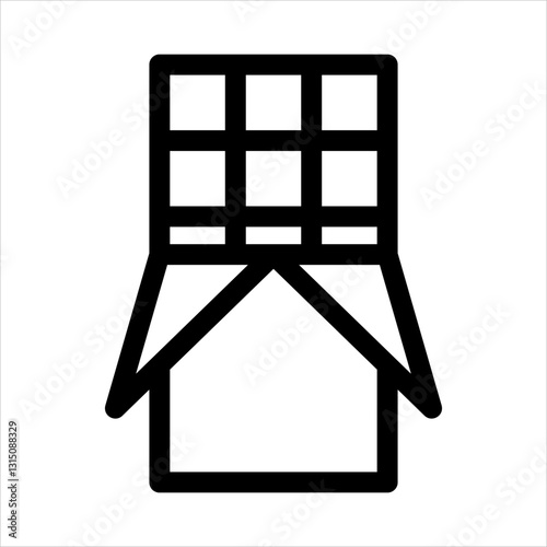 Chocolate Icon Vector from Food and Drink Set