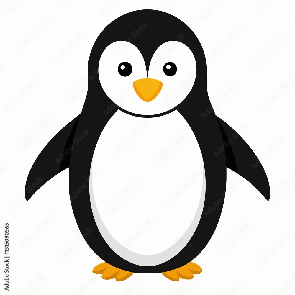 Obraz premium penguin on a white background