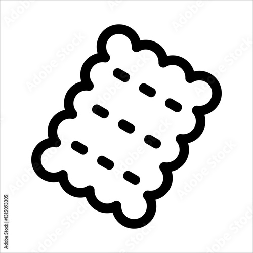 Cracker Icon Vector from Food and Drink Set