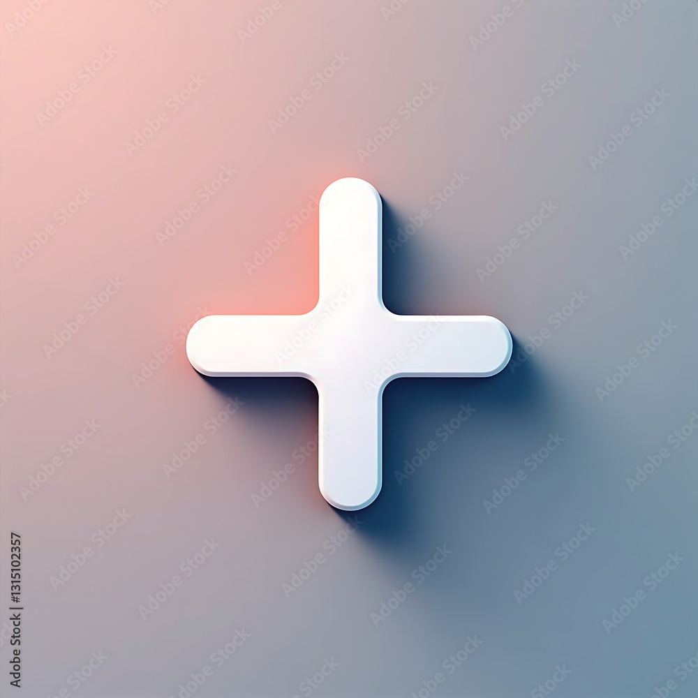Obraz premium plus icon vector add symbol sign
