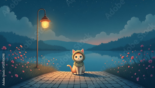 cat on the roof