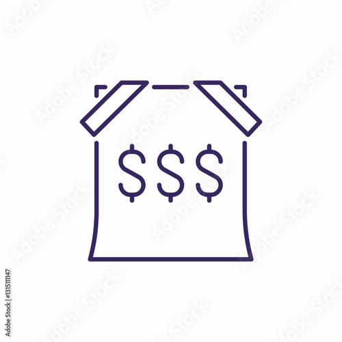 finances poster icon sign vector