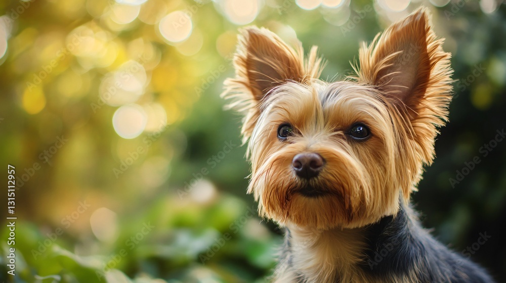Adorable Yorkshire Terrier in Natural Setting Adorable Yorkshire Terrier in Natural Setting