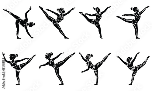 Graceful Gymnasts in Dynamic Poses