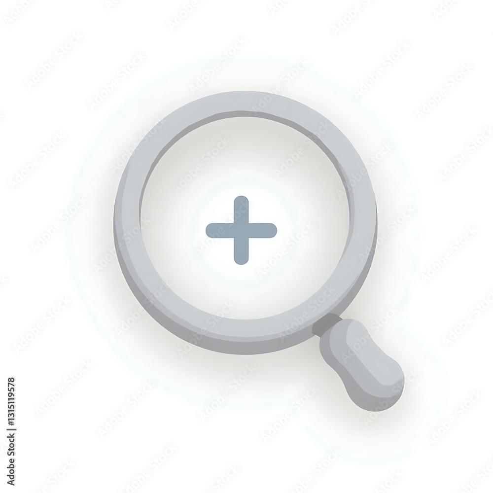 Fototapeta premium zoom in icon, vector design for magnify and increase