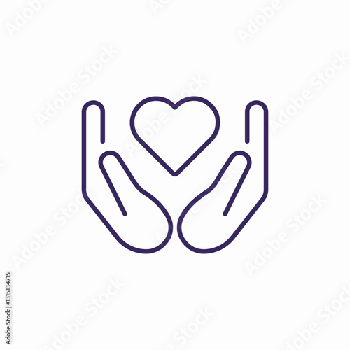 care insurance icon sign vector