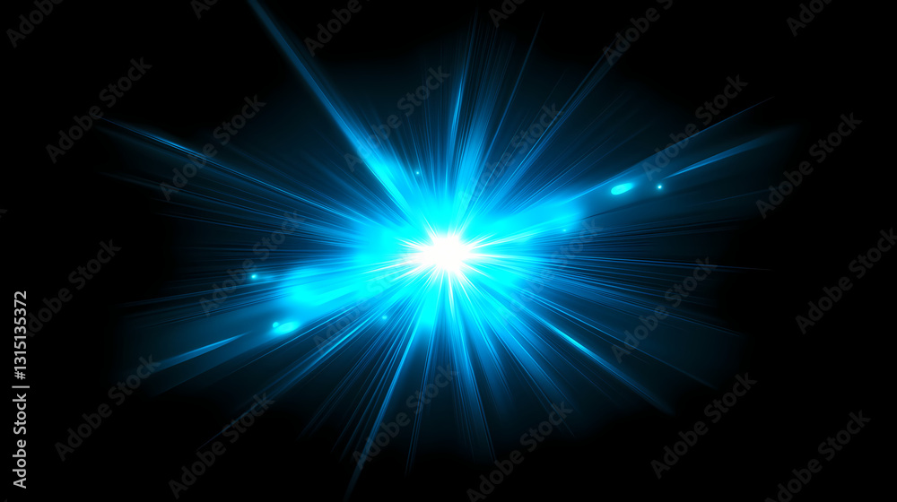 Abstract glowing blue starburst with nebulous texture. Nebulous - Galaxy. Illustration Abstract glowing blue starburst with nebulous texture. Nebulous - Galaxy. Illustration