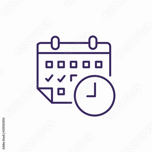 event days icon sign vector
