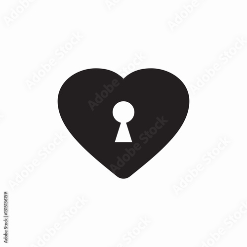 favorites secure lock icon sign vector
