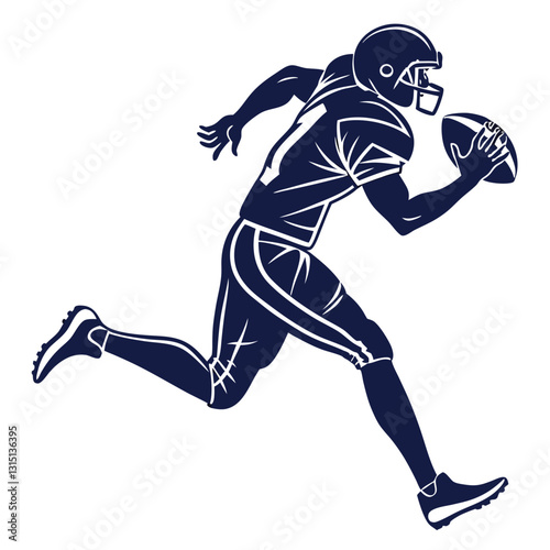 Dynamic Silhouette of a Basketball Player