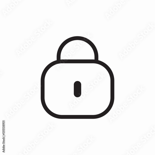 safety lock key pad icon sign vector