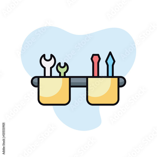 Tool Belt stock illustration