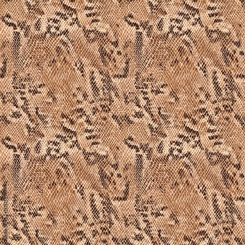 Seamless patterned texture of animal skin, animal print.