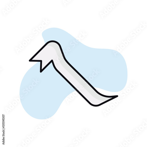 Crowbar stock illustration