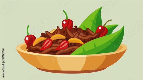 These seasoned chapulines are the perfect addition to a Mexicaninspired meal adding an exciting and flavorful crunch.. Vector illustration