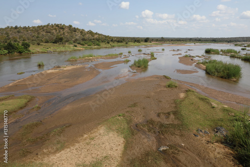 Krüger Park - Afrikanischer Busch – Olifants River / Kruger Park - African bush – Olifants River /