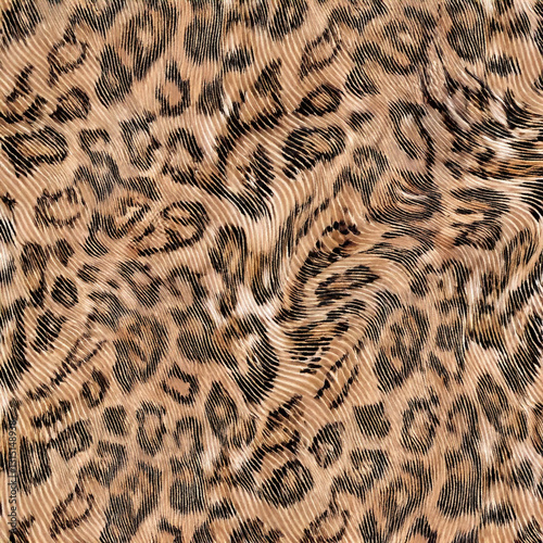 Seamless patterned texture of animal skin, animal print.
