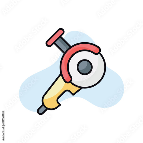 Angle Grinder stock illustration