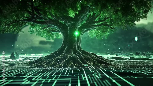 Digital Tree of Life: A Mystical Vision