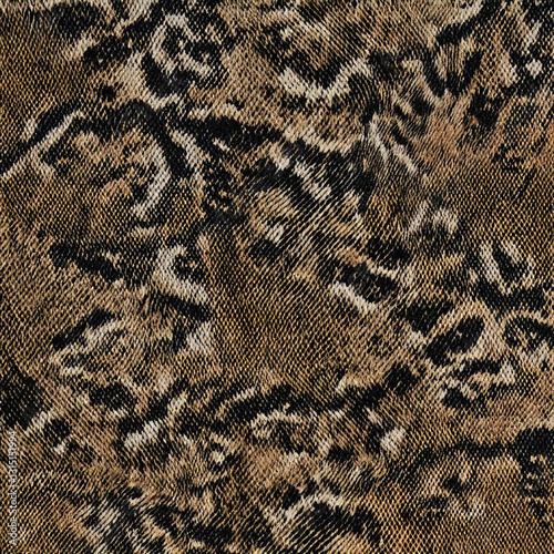 Seamless patterned texture of animal skin, animal print.