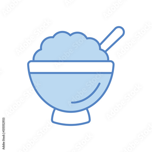 Rice Bowl Vector icon