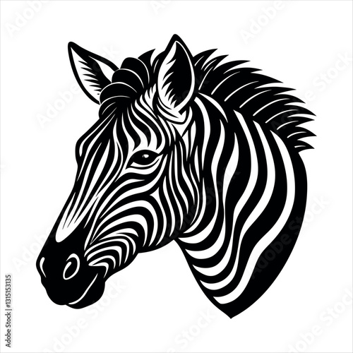 horse head vector