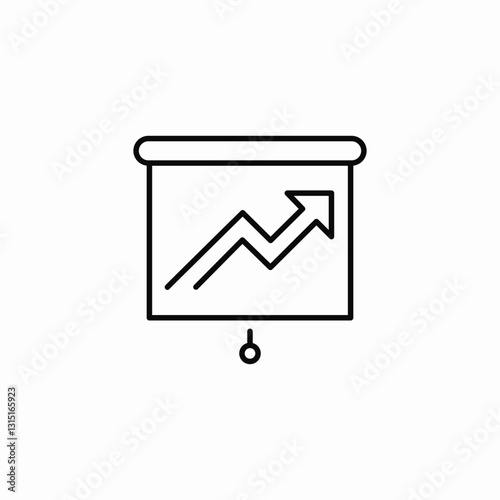 statistics rollerboard icon sign vector