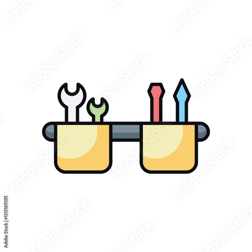 Tool Belt stock illustration