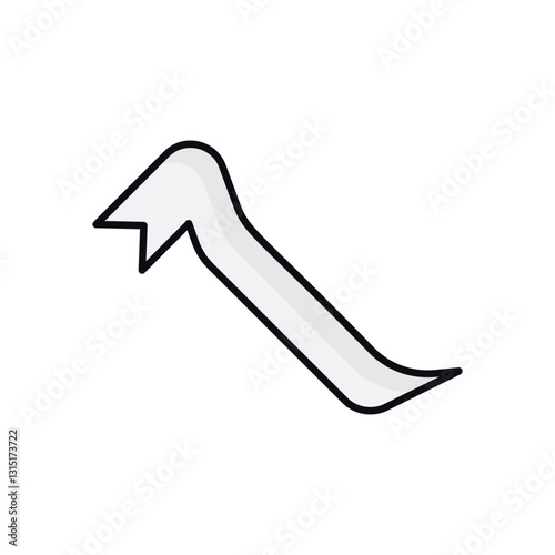 Crowbar stock illustration