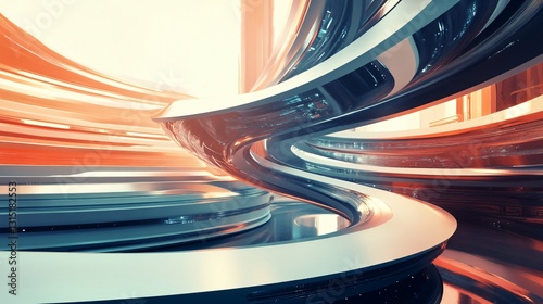 Futuristic Abstract Construction Design