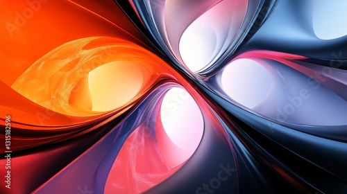 Modern Geometric Abstract Art Background
