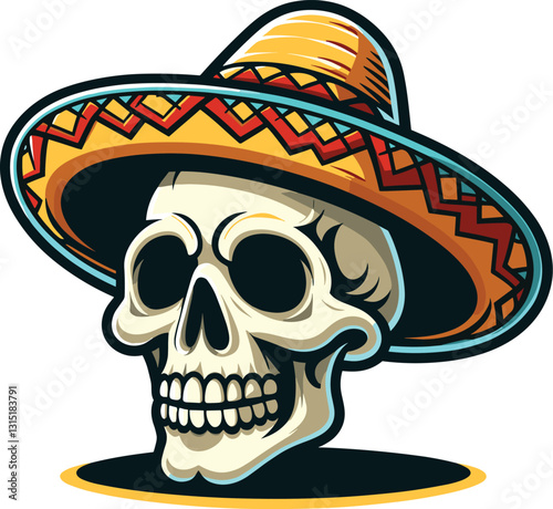Vibrant Halloween Skull & Bones Art: Bold Human Skull Tattoos Infused with Dangerous Flair
