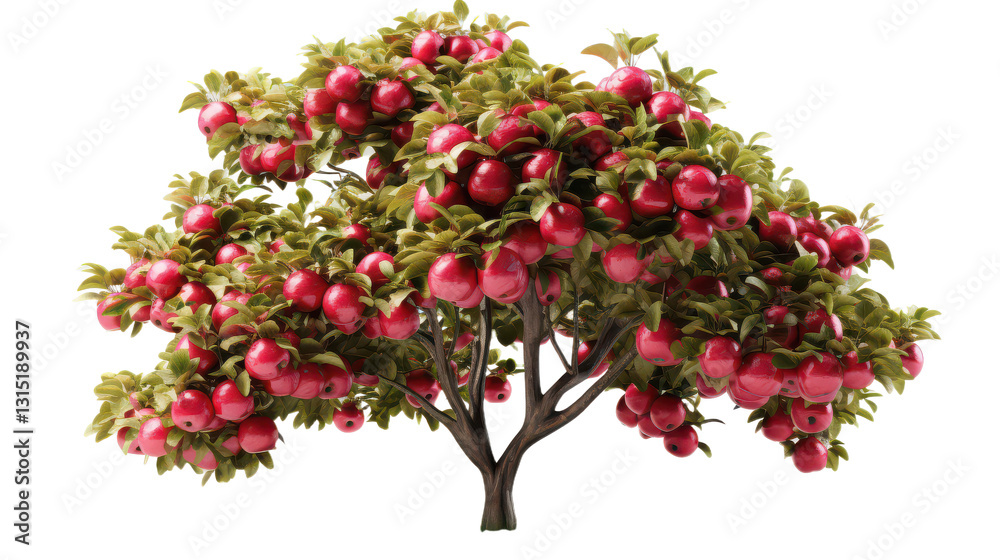 3D Custardapple Tree Isolated on Transparent Background, PNG 3D Custardapple Tree Isolated on Transparent Background, PNG