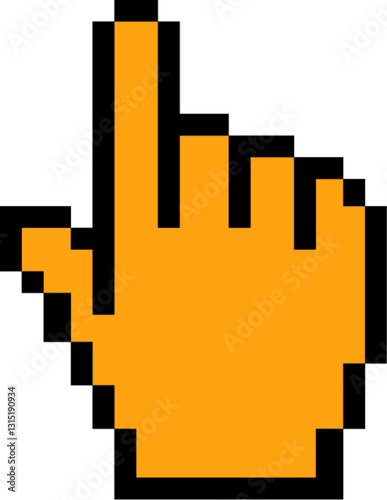 orange mouse pointer