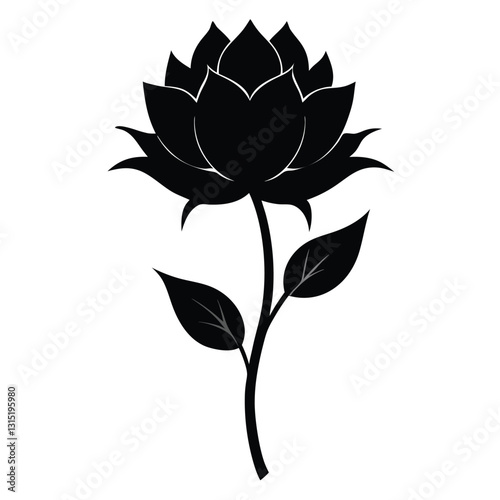 The black flower appears too endearing.